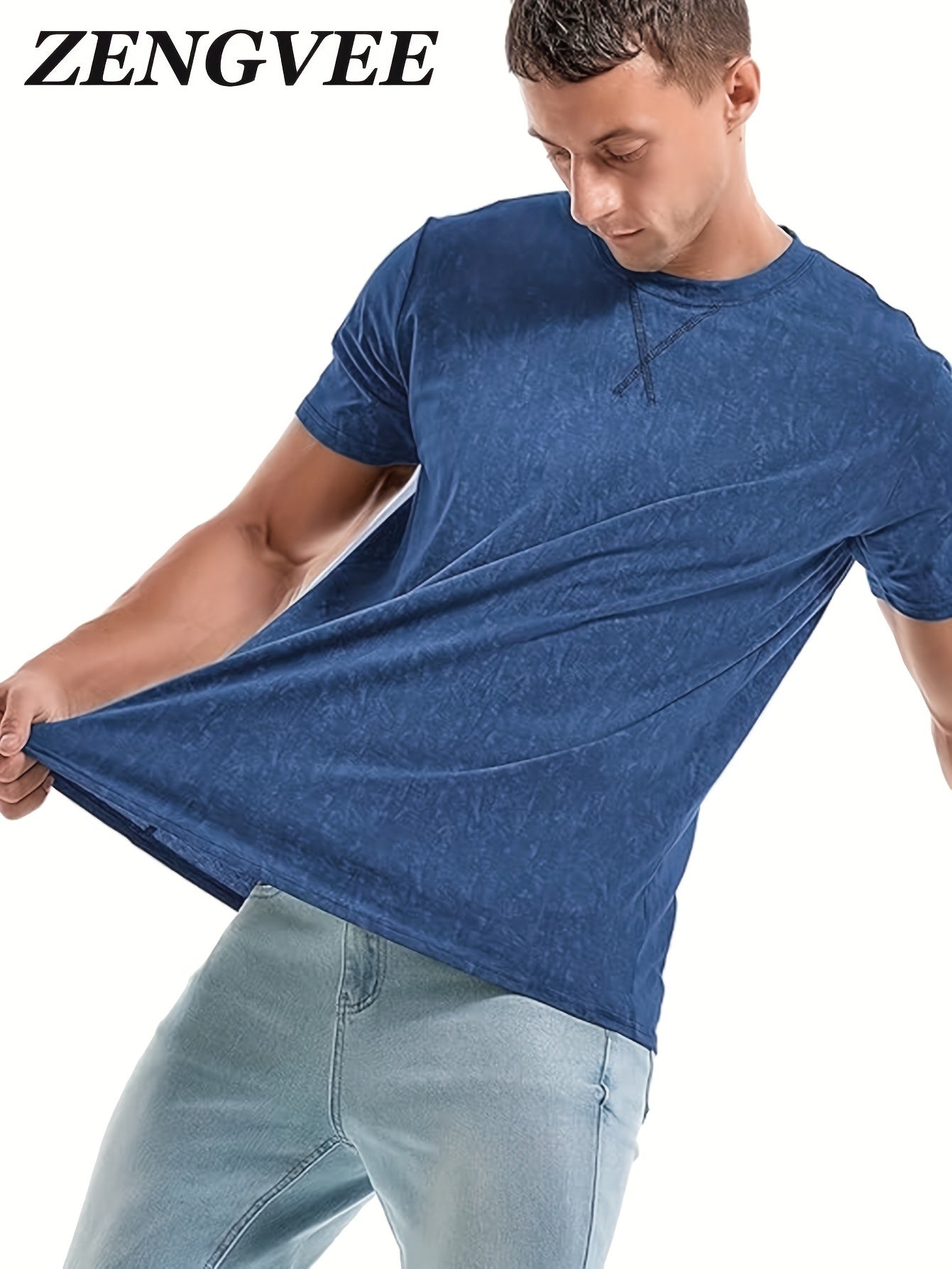 Men's Fashion T-shirt Casual Short Sleeve