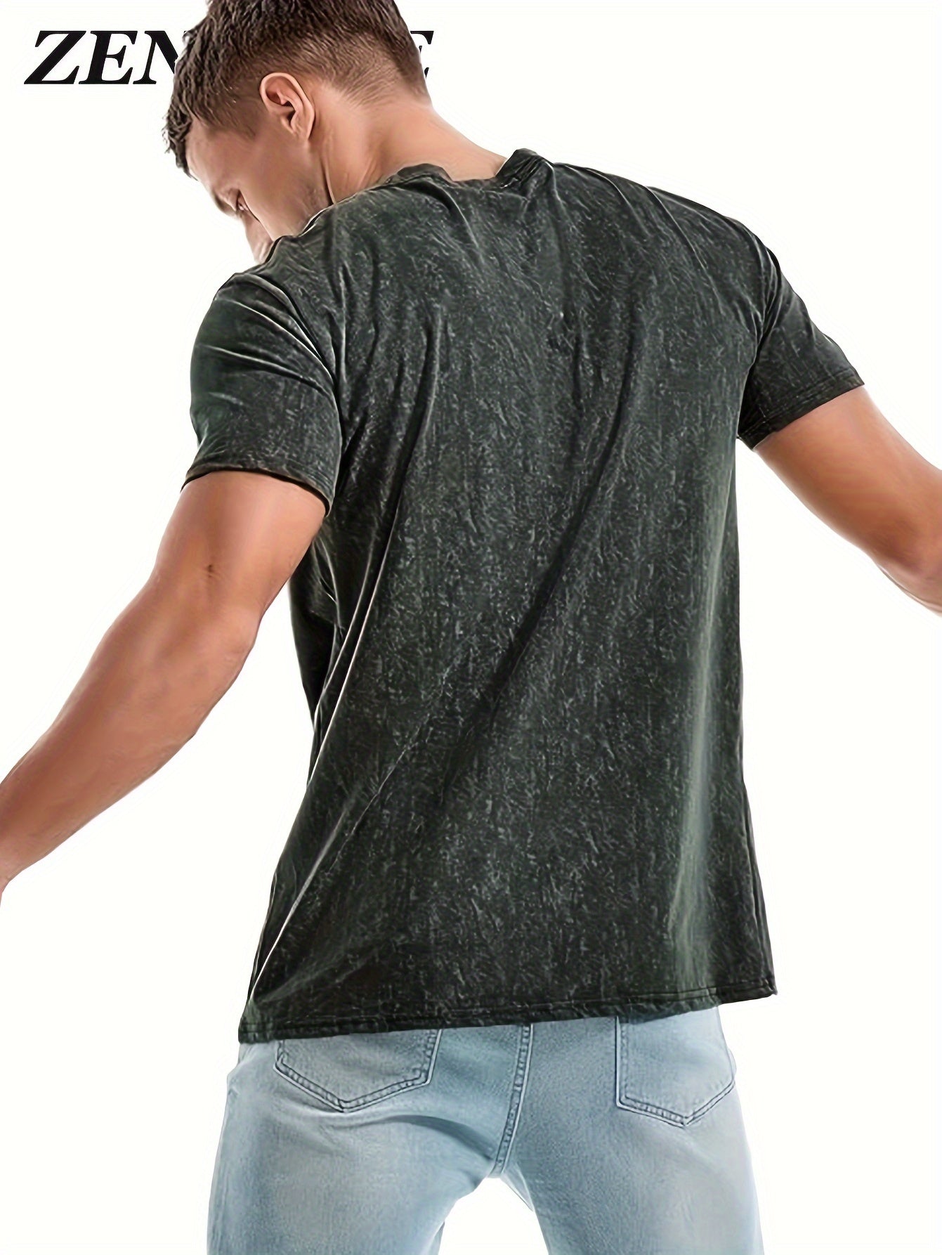 Men's Fashion T-shirt Casual Short Sleeve