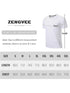 Men's 3 Pack Workout Shirts  Moisture Wicking Short Sleeve Mesh Athletic T-Shirts Lightweight Athletic