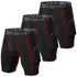 ZENGVEE Compression Shorts Men 3 Pack with Pocket Running Short