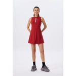 Women's Golf Dress with Shorts Zip Up Quick Dry Sleeveless Pockets Tennis Workout Dresses