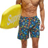 frueo 2 in 1 Swimming Trunks Men with Zipper Pocket Beach Shorts