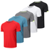 HUAKANG 5 Pack Mens Short Sleeve Crew Neck Gym T Shirt Running Tops Mens