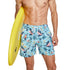 frueo 2 in 1 Swimming Trunks Men with Zipper Pocket Beach Shorts