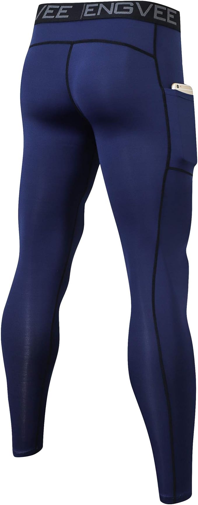 HUAKANG 2 Pack Compression Pants Men with Pockets