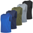 HUAKANG 5 Pack Men's Running Tank Tops