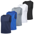 HUAKANG 5 Pack Men's Running Tank Tops