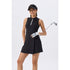 Women's Golf Dress with Shorts Zip Up Quick Dry Sleeveless Pockets Tennis Workout Dresses