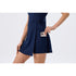 Women's Golf Dress with Shorts Zip Up Quick Dry Sleeveless Pockets Tennis Workout Dresses