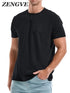 Men's Fashion T-shirt Casual Short Sleeve