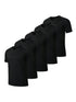 5 Pack Sport Workout Top Men  Casual Crew Neck Shirts