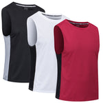 3 Pack Men's Tank Top,Sleeveless T-Shirt Vest Tops for Men