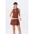 Women's Golf Dress with Shorts Zip Up Quick Dry Sleeveless Pockets Tennis Workout Dresses