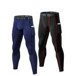 HUAKANG 2 Pack Compression Pants Men with Pockets