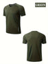 ZENGVEE 3pcs Breathable T-shirts with Reflective Stripes for Men