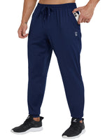 Men's Joggers Sweatpants Tracksuit Bottoms Pants Zipper Pockets Athletic Trousers