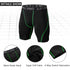 LUWELL PRO 3 Pack Compression Shorts Mens Quick Dry Running Shorts