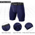 LUWELL PRO 3 Pack Compression Shorts Mens Quick Dry Running Shorts