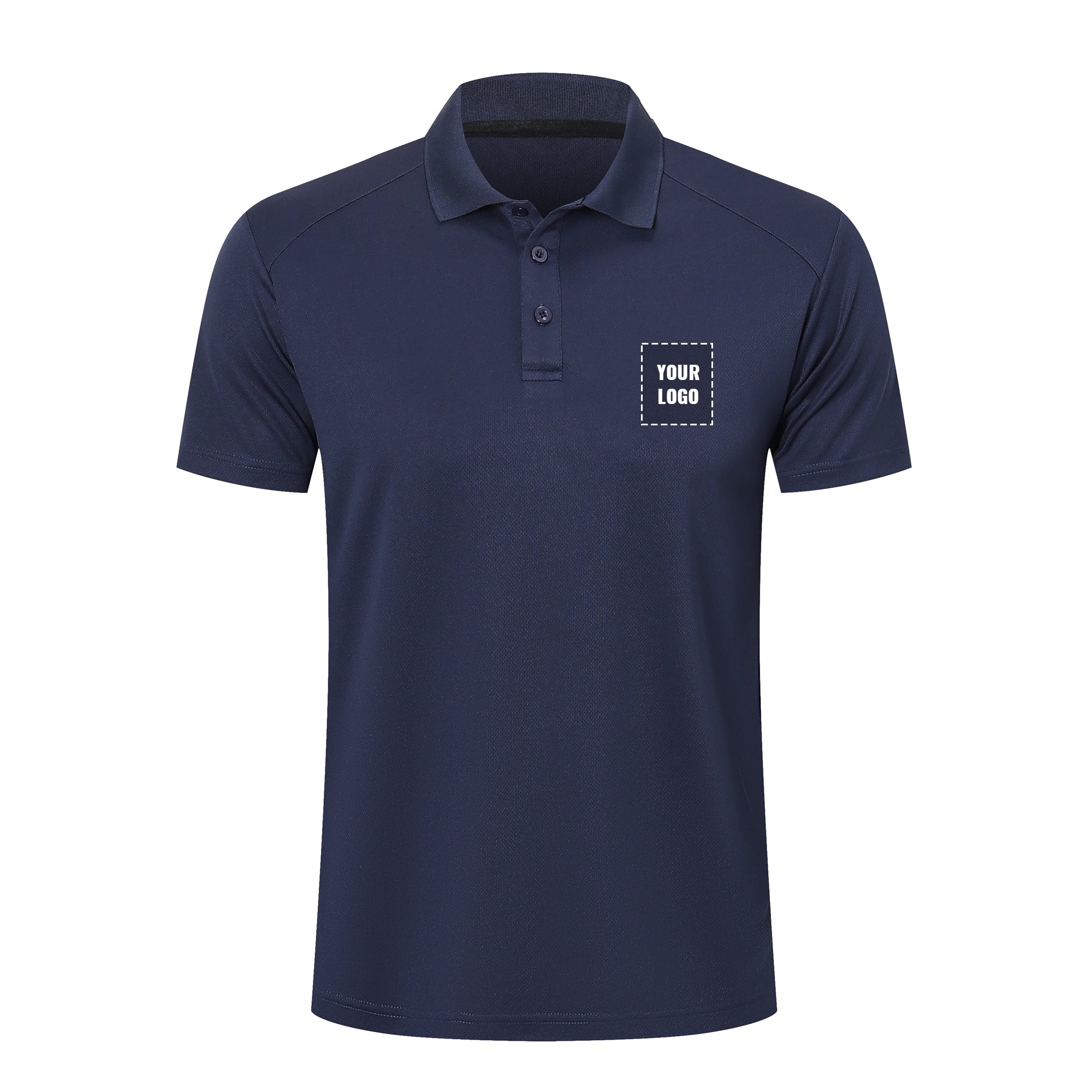 Men's Polo Shirt Short Sleeve T-Shirt Golf Polo Moisture Wicking Polo Shirts for Men Breathable Gym Sport T-Shirt for Golf Tennis Work
