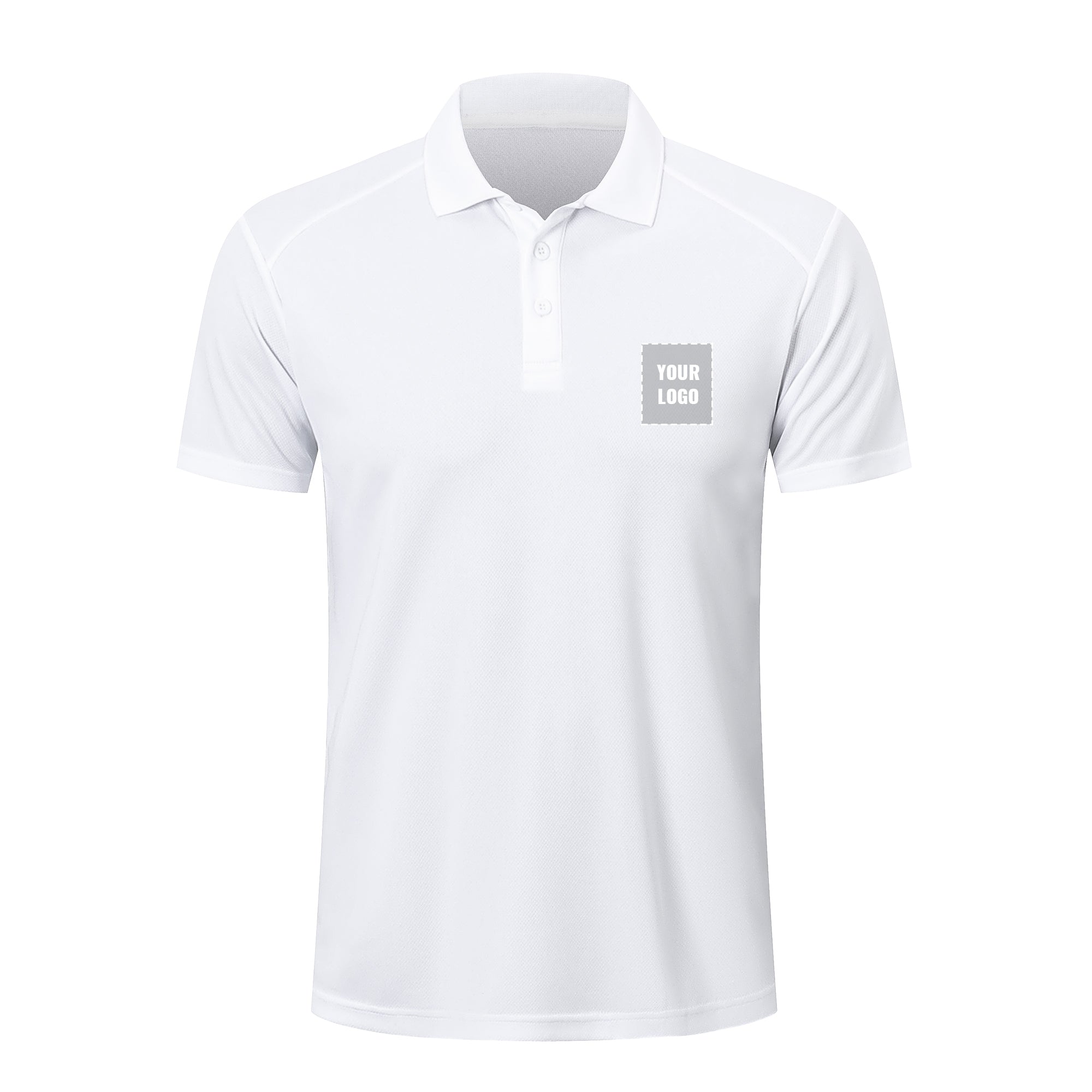 Men's Polo Shirt Short Sleeve T-Shirt Golf Polo Moisture Wicking Polo Shirts for Men Breathable Gym Sport T-Shirt for Golf Tennis Work