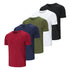 5 Pack Sport Workout Top Men  Casual Crew Neck Shirts