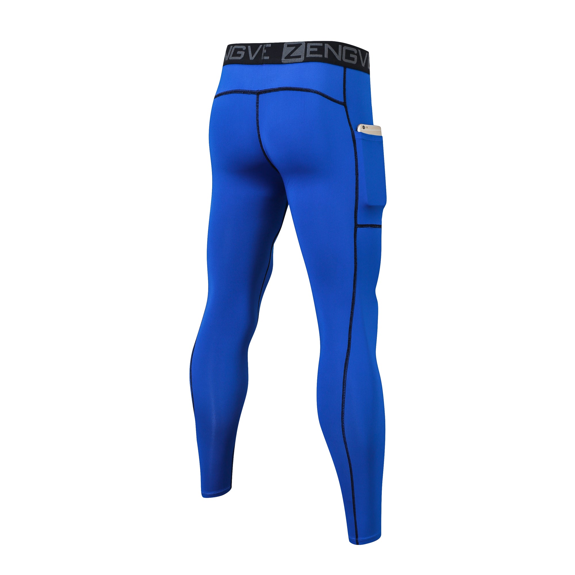 HUAKANG 2 Pack Compression Pants Men with Pockets