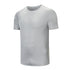 Mens UPF 50+ Swim Shirts Workout Short Sleeve Sun Protection