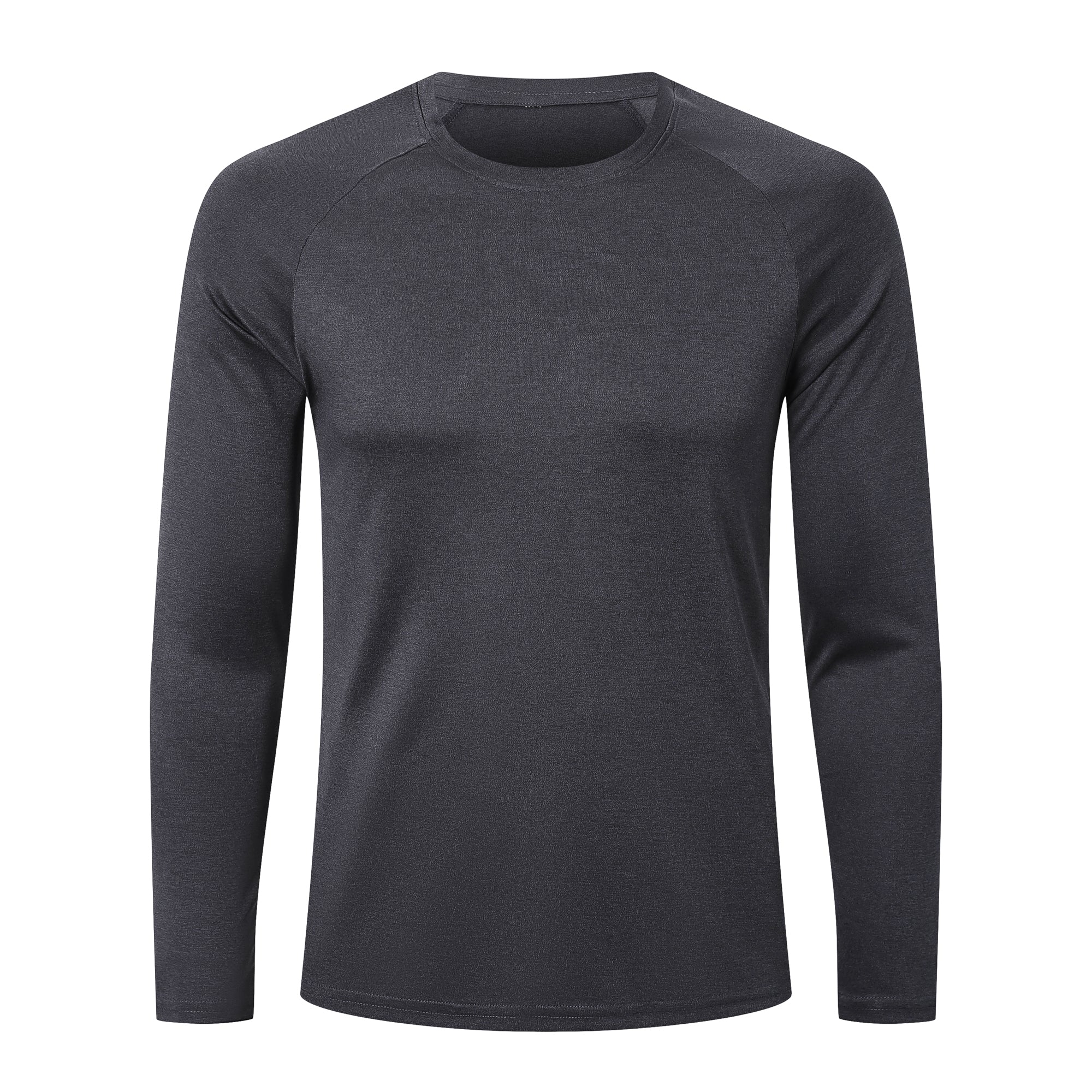 4/5 Pack Men's Long Sleeve T-Shirt Quick Dry Running Sport Gym T Shirts