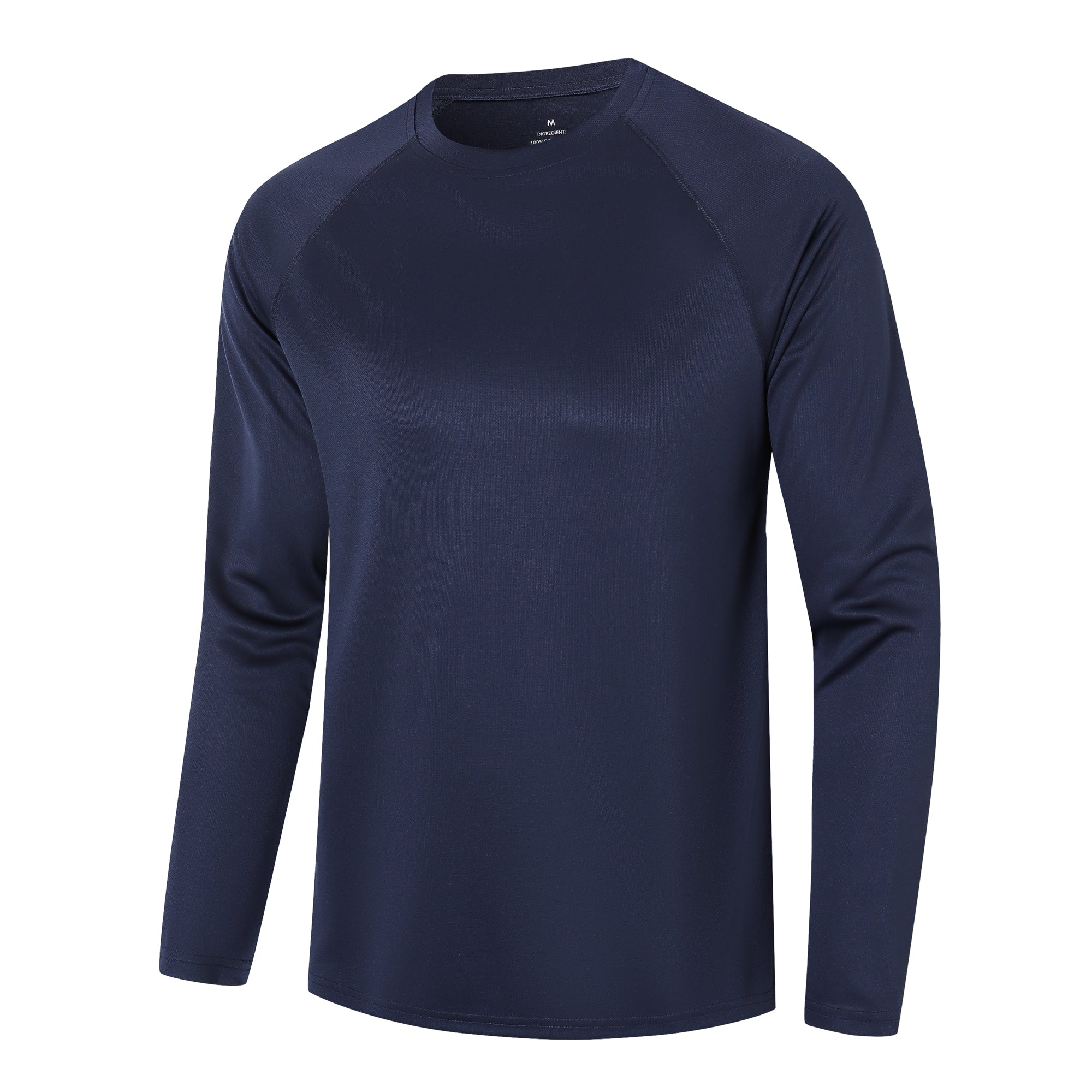 Mens Long Sleeve T-Shirts for Men 5 Pack Sports Gym T Shirts Breathable Quick Dry Running Athletic Performance Activewear Tops