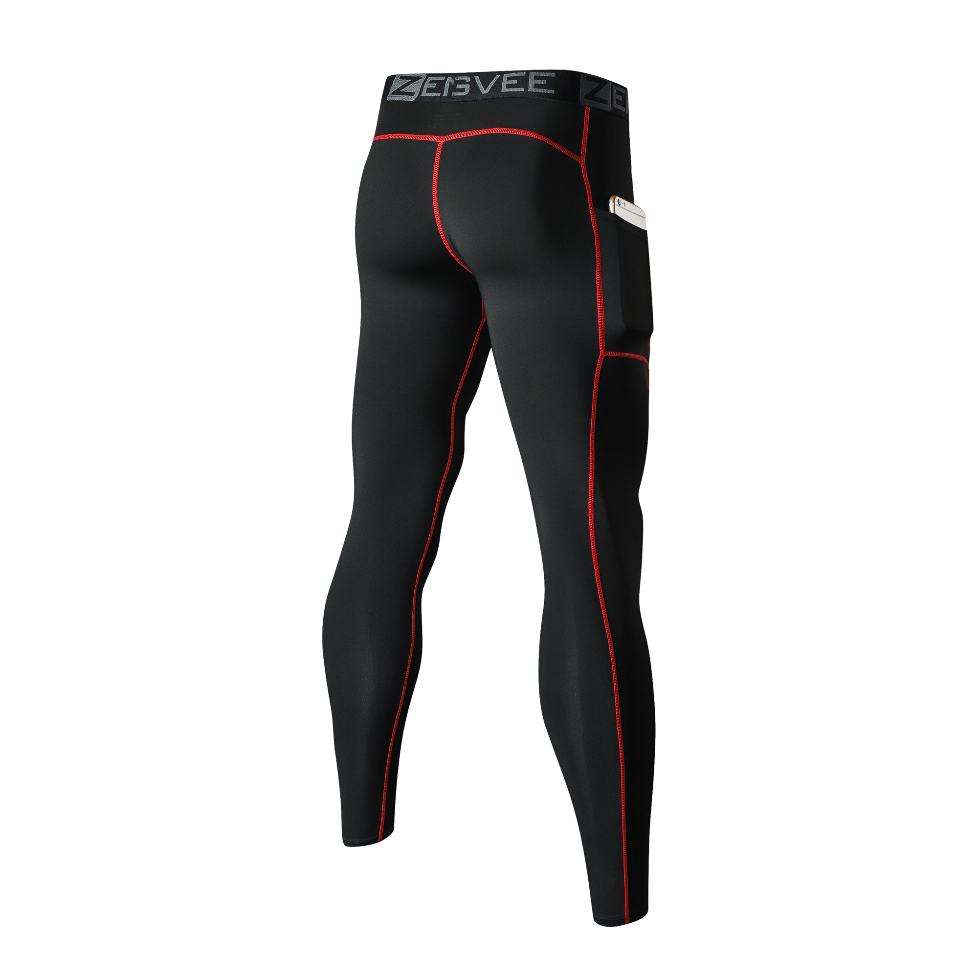 HUAKANG 2 Pack Compression Pants Men with Pockets