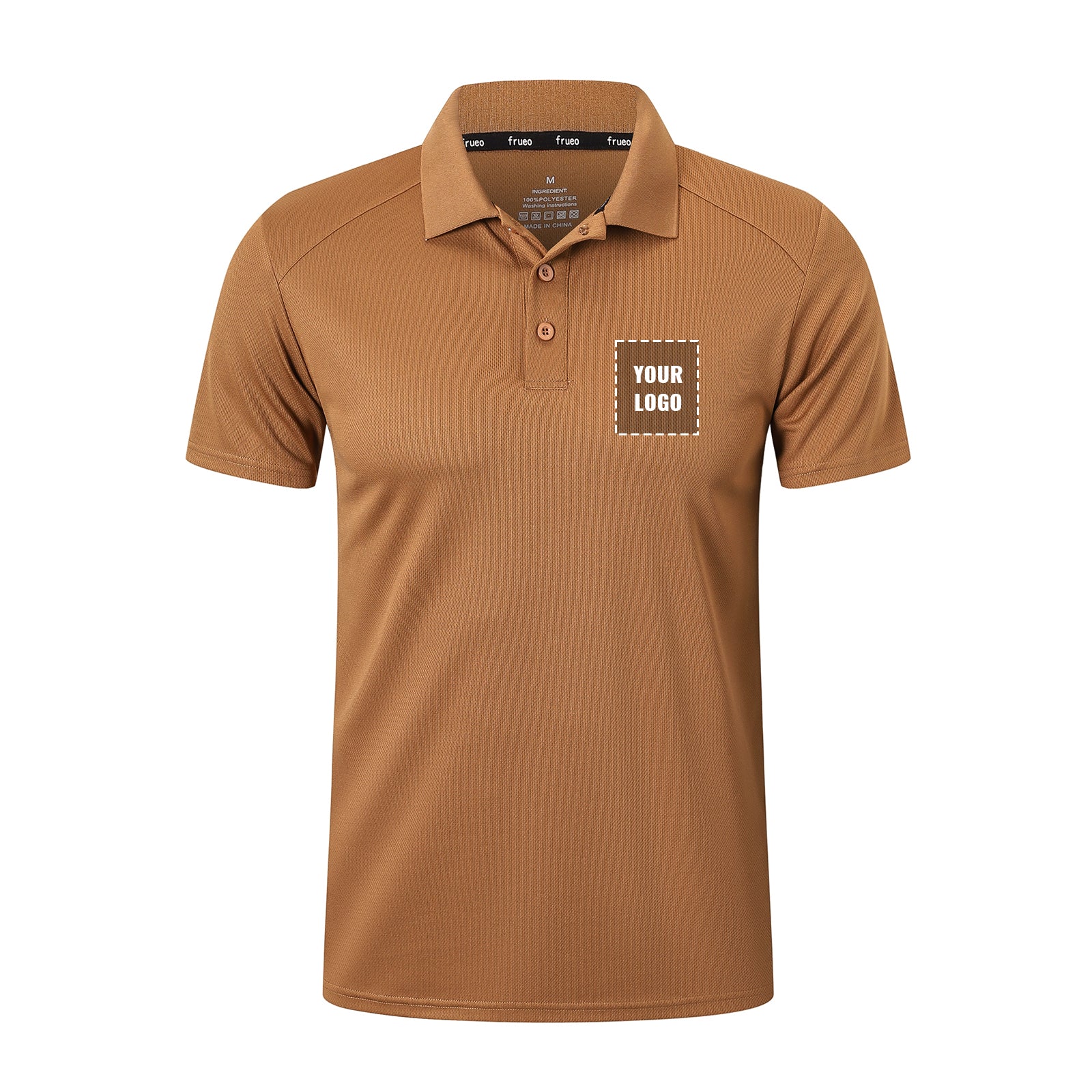 Mens Polo Shirts Short Sleeve Quick Dry Lightweight Golf Casual Collared Tops Breathable Moisture Wicking Work Shirts