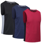 3 Pack Men's Tank Top,Sleeveless T-Shirt Vest Tops for Men